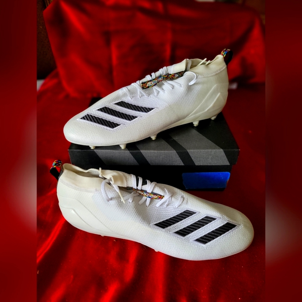 Adidas Black and White Logo Detail